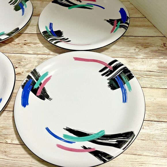 Design Concepts Newcor 7.75" Salad Plate Vintage 1992 Liza Pattern 6157 Set of 4 - Picture 2 of 8